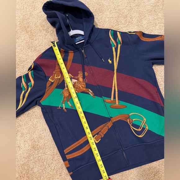 Ralph Lauren Polo - Equestrian Print Zip Hoodie - Picture 7 of 7